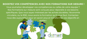 Formation Demain Autrement Achats durables et responsables